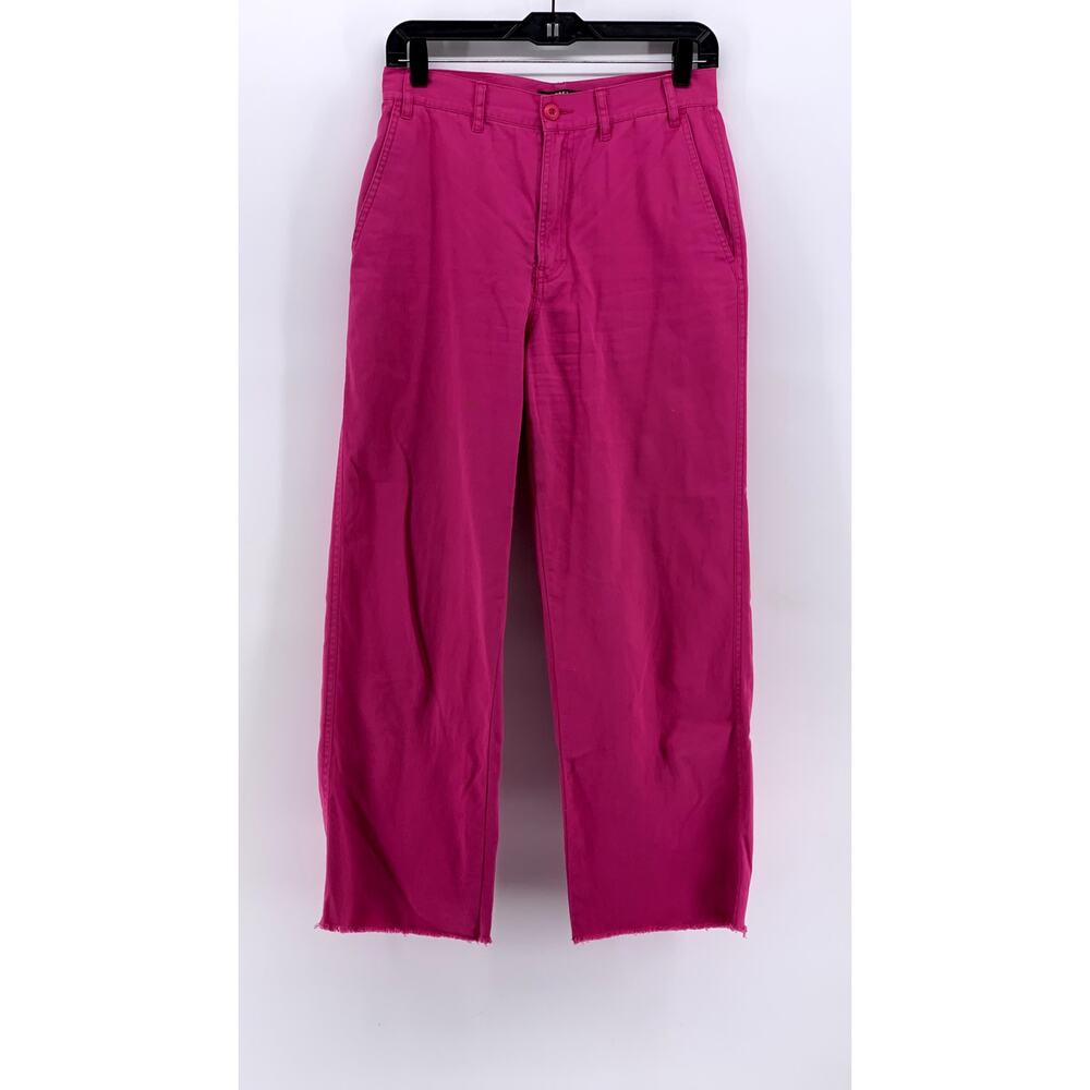 OBEY WORLDWIDE Women's Fuchsia Straight Leg Pant SZ 27